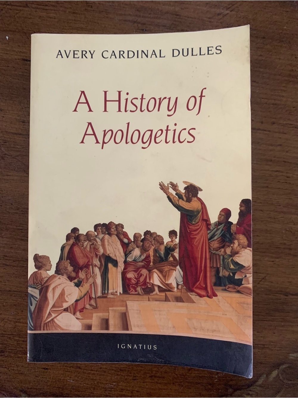 A History of Apologetics by Avery Cardinal Dulles - Cream Cover